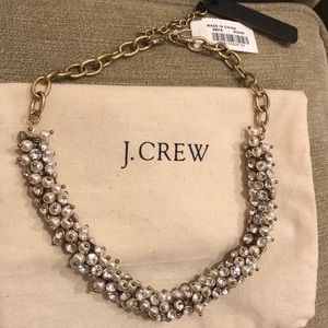 NWT JCrew Crystal Wreath Necklace